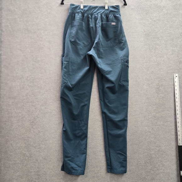 FIGS Women Scrub Pants S/T Teal Jogger Technical Collection HW Yola Zipper - Picture 14 of 16